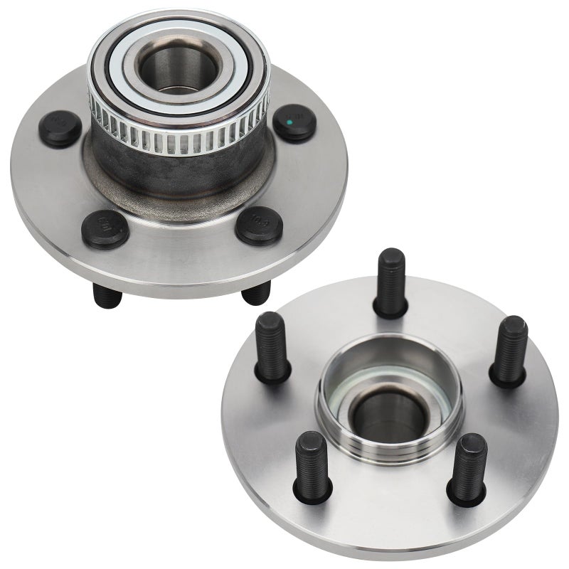 DRIVESTAR 512167 Rear Wheel Hub & Bearing 2000-02 for Chrysler Neon, 2000-05 for Dodge Neon, 2000-01 for Plymouth Neon, 2001-10 for Chrysler PT Cruiser, 2003-05 for Dodge SX, 5 Lugs w/ABS(Pair) - Image 1